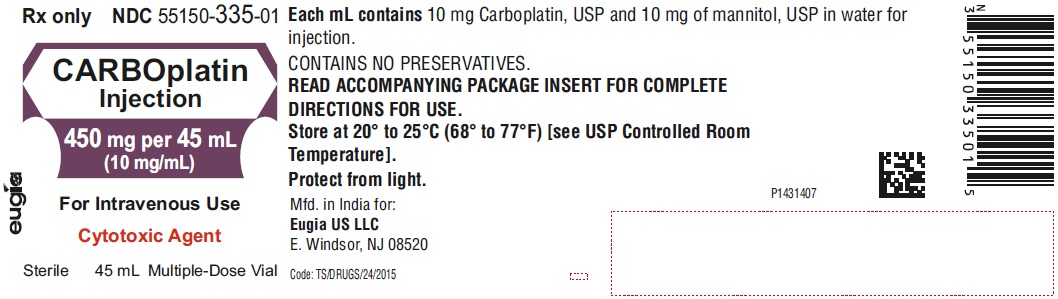 Carboplatin 450 mg/45 mL MDV