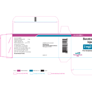 Benztropine Mesylate 2 mg/2 ml SDV - 5/pk