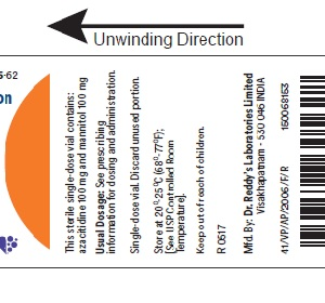 Azacitidine 100 mg SDV