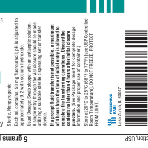 Fluorouracil (5-FU) 5 Gm/100 ml vial