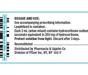 Solu-Cortef 250mg Powder for Injections - 2mL