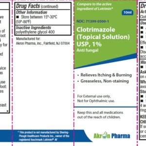 Clotrimazole 1% Topical Solution -10 ml