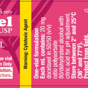 Docetaxel 80mg/4mL SDV (Cool Storage 36 - 77 F)