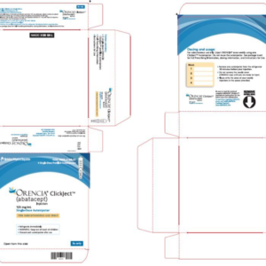 Orencia (abatacept) 125 mg/ml Single-Dose Clickject - 4/pk (refrigerate)