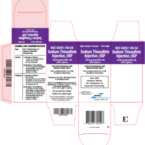 Sodium Thiosulfate 12.5 grams/50 ml vial
