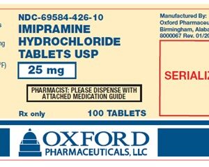 Imipramine HCl 25mg tablets - 100/btl