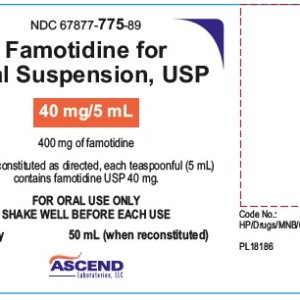 Famotidine OS 40mg/5ml - 50ml
