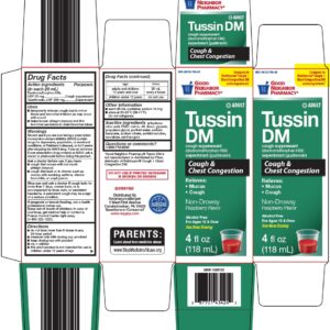 GNP Tussin DM Cough Congestion Expectorant - 4oz