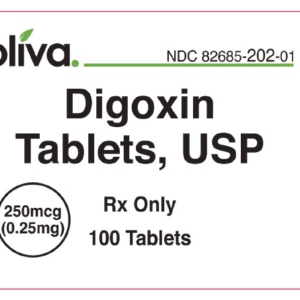 Digoxin 250mcg tablets - 100ct