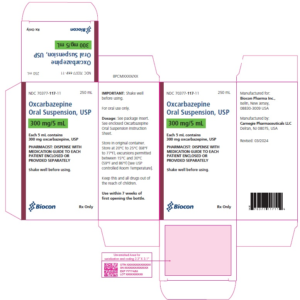 Oxcarbazepine 300mg/5ml Suspension - 250ml