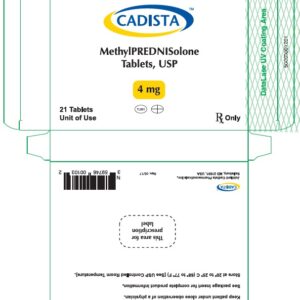Methylprednisolone 4mg tablets - 21ct
