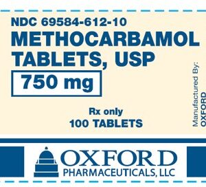 Methocarbamol 750mg tablets - 100ct