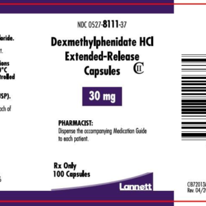 Dexmethylphenidate HCl 30 mg ER Capsules - 100ct (C-II)