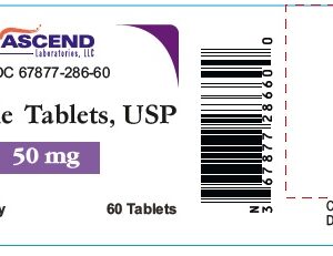 Riluzole 50 mg tablets - 60/bottle