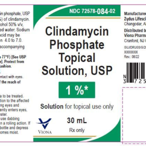 Clindamycin Phosphate 1% Solution - 30ml