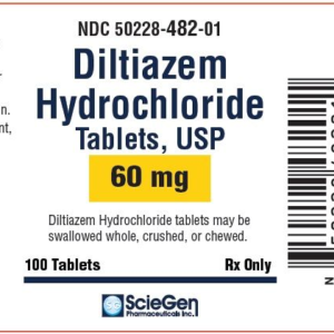 Diltiazem 60mg tabs - 100/btl