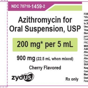 Azithromycin 200 mg/5 ml Oral Suspension- 22.5ml