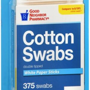 GNP Cotton Swab Paper Swabs - 375 ct