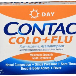Contac Cold+Flu Day Non-Drowsy Caplets - 24ct
