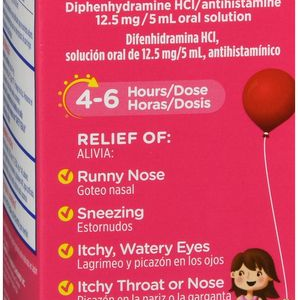 Benadryl Children Allergy OS 12.5mg/5mL 4oz Cherry