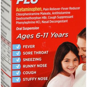 Tylenol Child Cold+Flu Suspension Grape - 4oz