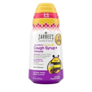 Zarbees Child Cough + Immune Day Syrup - 4 oz
