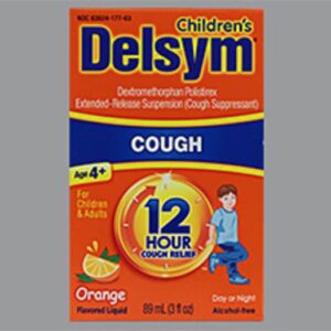 Delsym Children's 12HR Cough Orange Liquid - 3oz