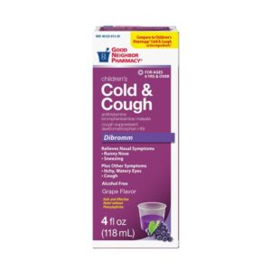 GNP Children's Dibromm Dm Grape Liquid - 4oz