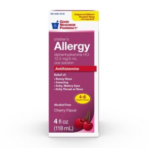 GNP Children's Allergy Antihistamine Cherry Liquid - 4oz