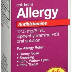 GNP Diphenhydramine Child 12.5mg Cherry - 4oz