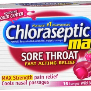 Chloraseptic Max Throat Lozenger Wild Berry - 15ct