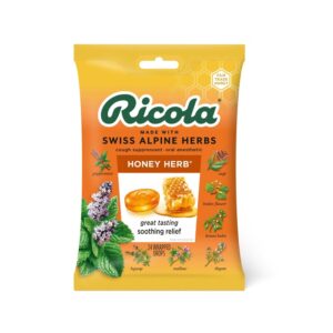 Ricola Honey Herb Cough Suppressant Drops - 24/bag