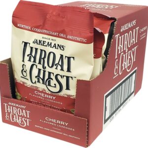 Jakemans Throat & Chest Cherry Lozenges - 30ct