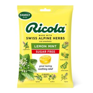 Ricola Family Bag S/F Lemon Mint Drops - 45ct