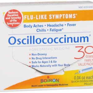 Oscillococcinum 30 Homeopathic Flu-Like Symptoms Remedy 0.4 oz / dose - 30/box
