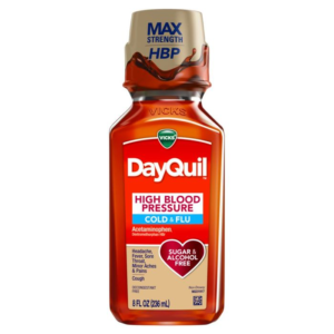 Dayquil High Blood Pressure Cold & Flu Liquid - 8oz bottle