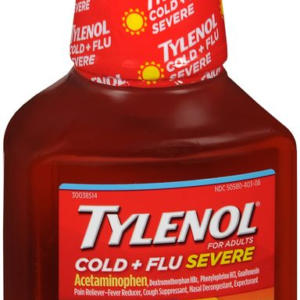 Tylenol Cold + Flu Severe Daytime Liquid (Warming Honey Lemon) - 8oz