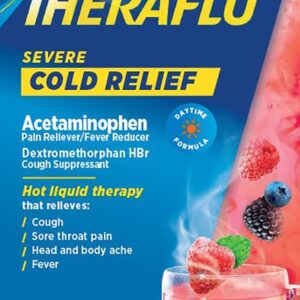 Theraflu Severe Cold Relief Berry Burst - 6pk