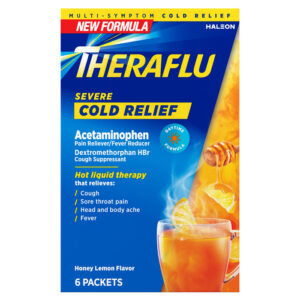 Theraflu Severe Cold Relief Honey Lemon - 6pk
