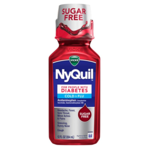Nyquil Diabetic Cold&Flu Cherry 4oz Liq