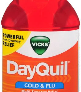 Dayquil Cold & Flu PSE Free Liquid - 12oz