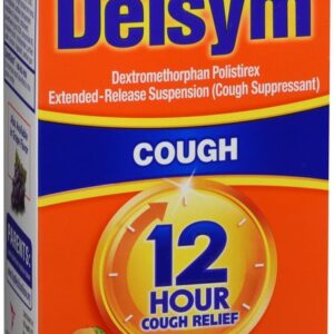 Delsym 12HR Cough Syrup Orange Flavor - 3oz