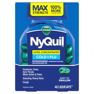Nyquil Cold & Flu Liquid Caps 48/ct