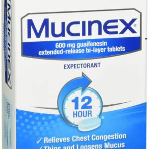 Mucinex Expectorant 600mg 12-Hr tablets - 100ct
