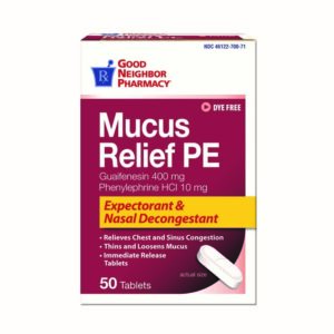 GNP Mucus Relief PE tablets - 50/btl