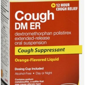 GNP Cough Suppressant Orange Flavored Dextromethorphan Polistirex ER Oral Suspension 3 fl oz