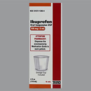 Ibuprofen 100 mg/ 5 mL Oral Susp. - 4 fl oz