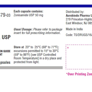 Zonisamide 50 mg capsules - 100/btl