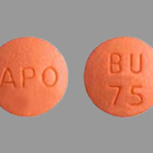 Bupropion 75mg tablets - 100ct