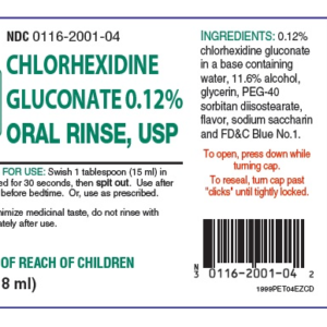 Chlorhexidine Gluconate 0.12% Liquid - 118mL